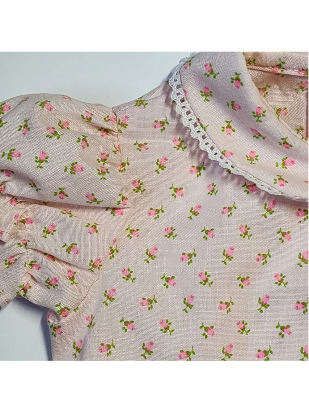 Vintage Toddler Baby Overalls Set 12 Months Pink Floral Embroidery Turtle Outfit